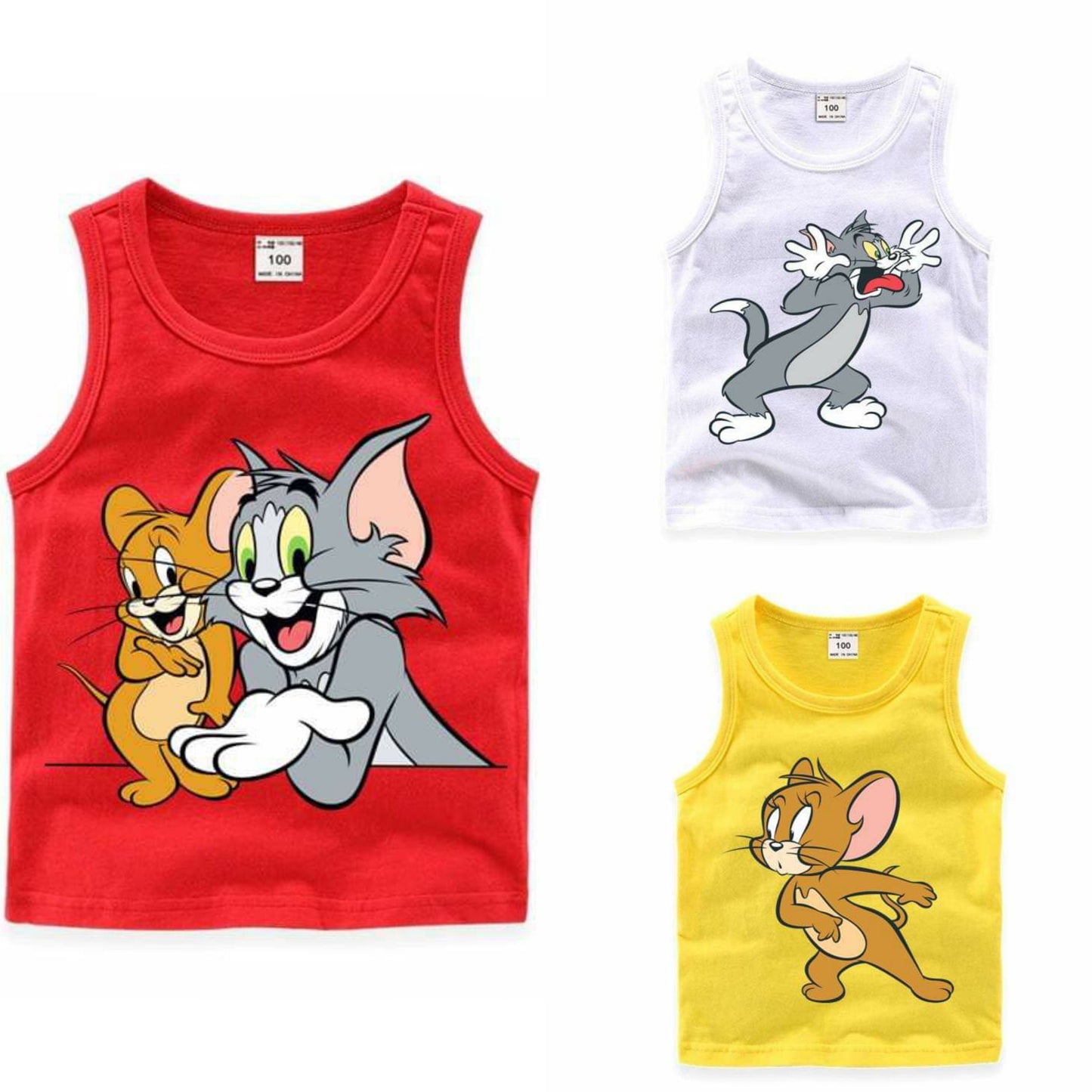 Pack of 3 Sando printed T Shirts for Kids