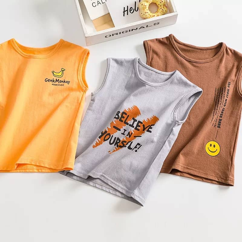 Pack of 3 Sando printed T Shirts for Kids