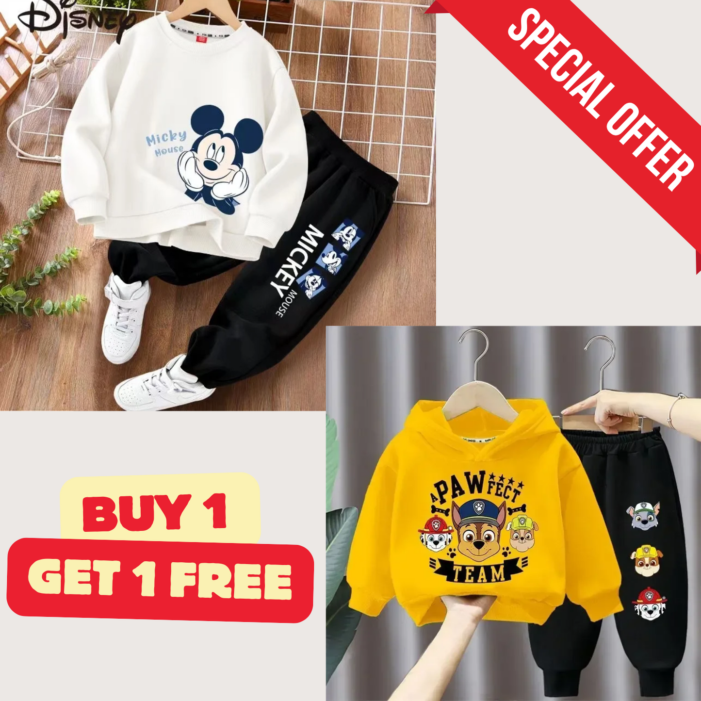 BUY 1 GET 1 FREE KIDS TRACKSUIT