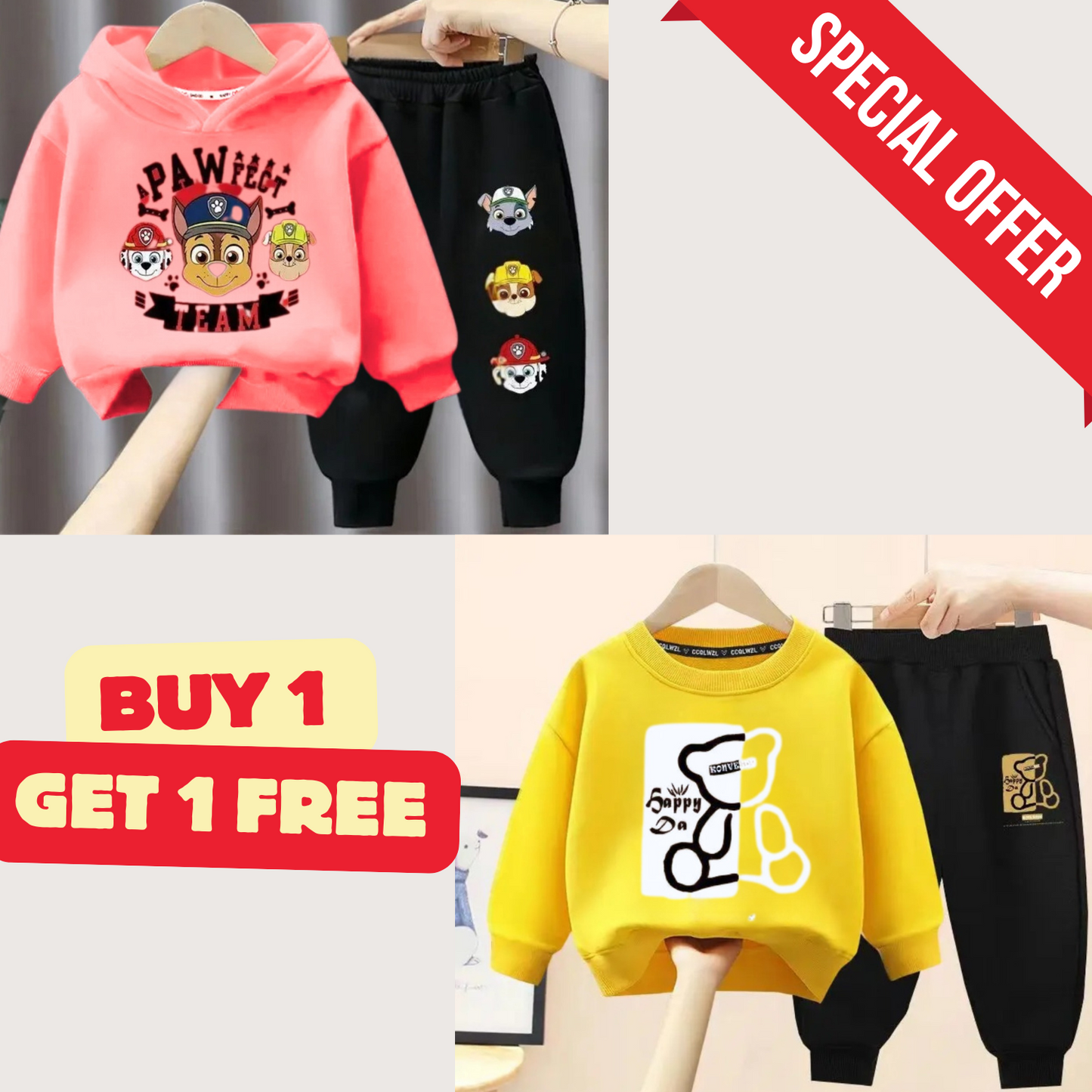 BUY 1 GET 1 FREE KIDS TRACKSUIT