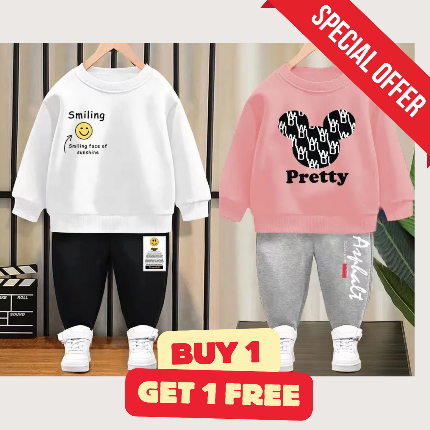 BUY 1 GET 1 FREE KIDS TRACKSUIT