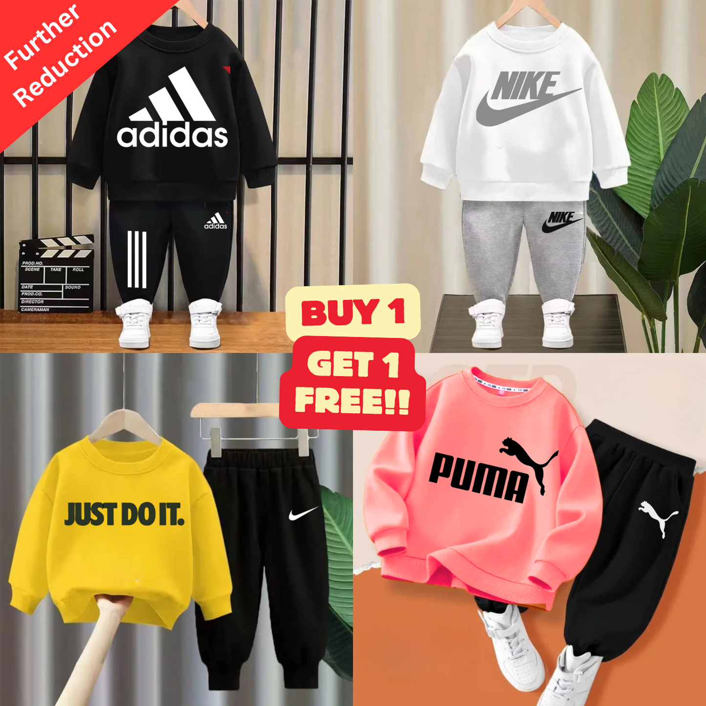 BUY 1 GET 1 FREE KIDS PREMIUM TRACKSUIT