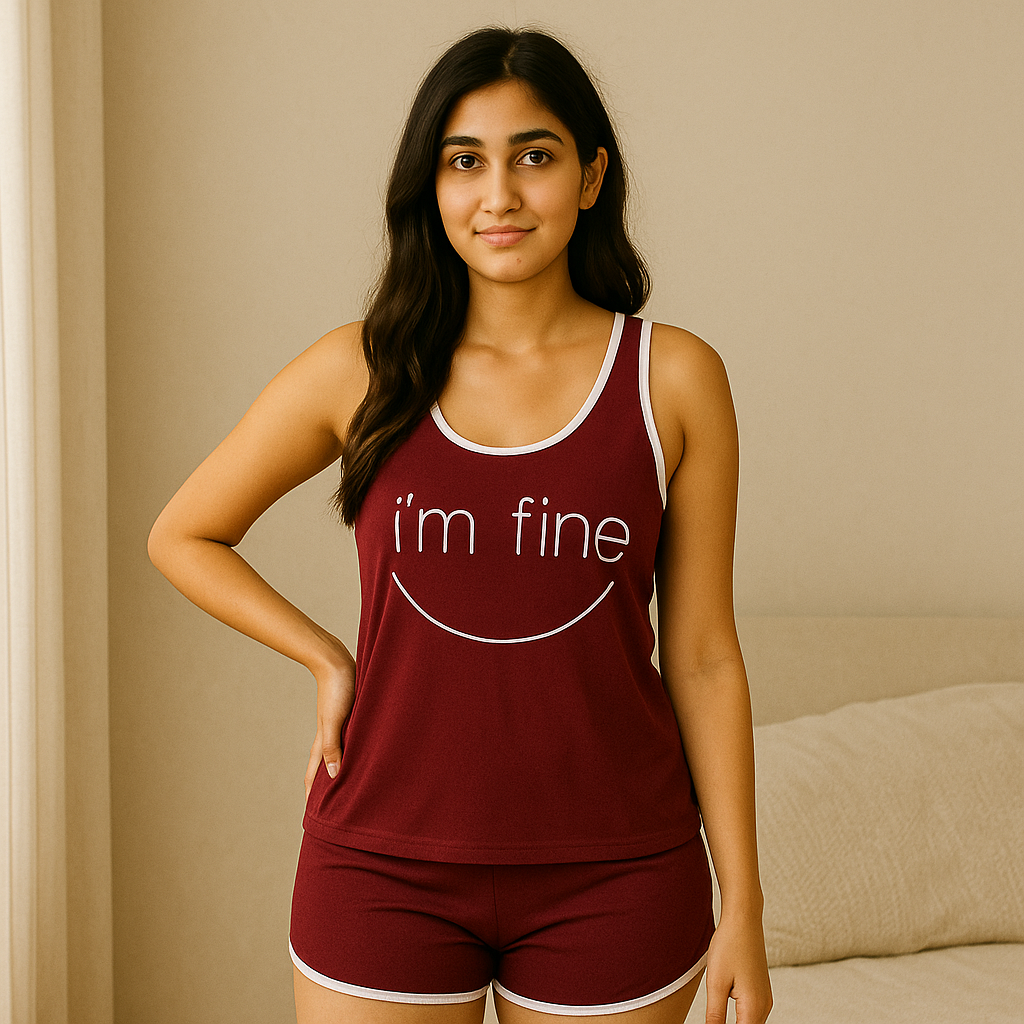 Comfy Short Suit with Tank Top for Women