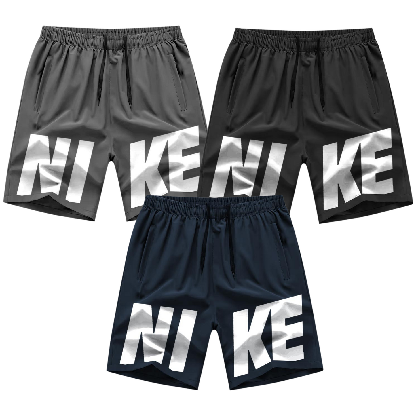 Pack of 3 Dri-Fit Printed Shorts for Men