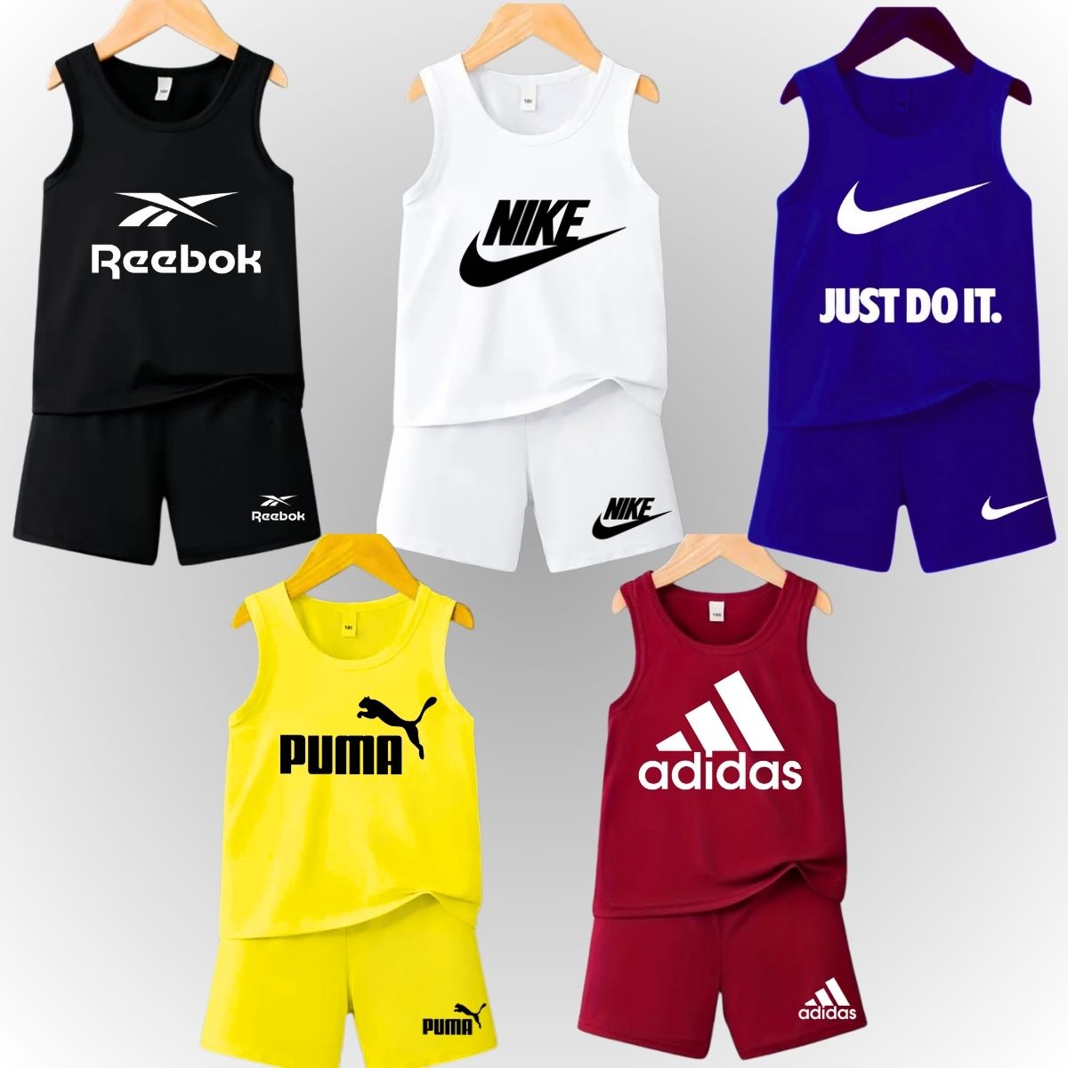 Pack of 5 Premium Sando Suits for Kids