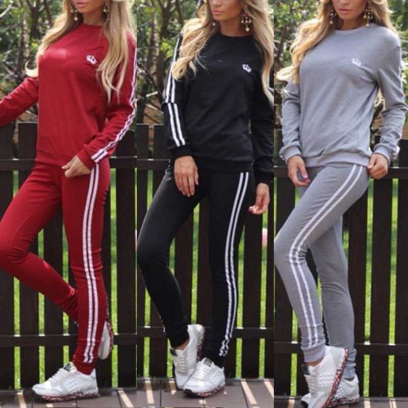 Double Strip Female Track Suit