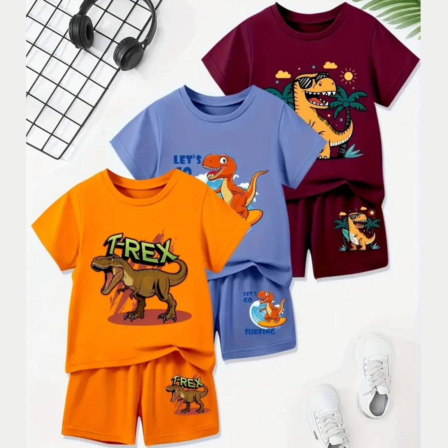 Pack of 3 Premium Summer Suits for Kids