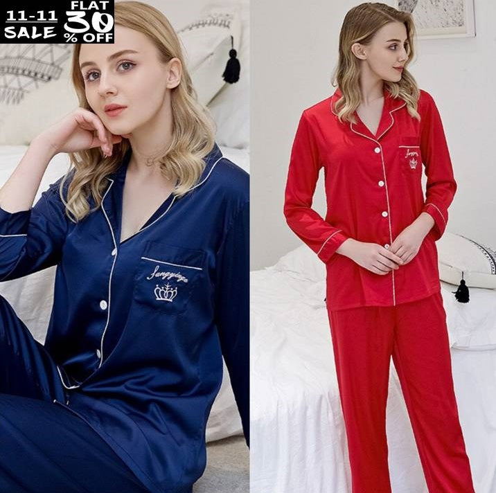 Pocket Logo Female Pj Set
