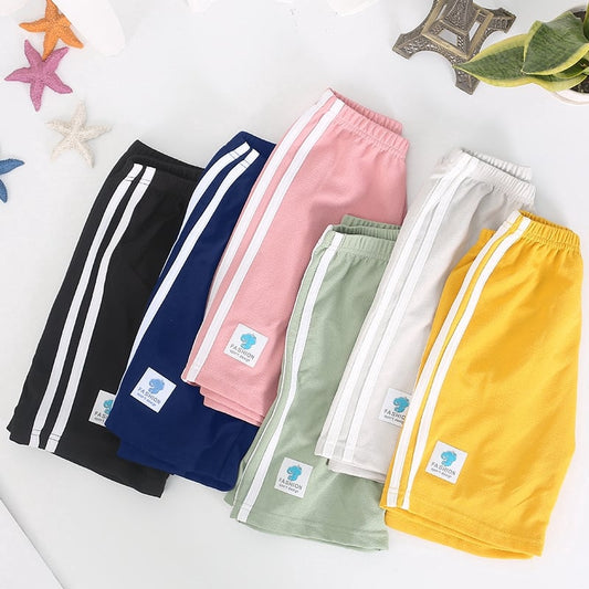 Pack of 3 Double Stripe Casual Shorts for Kids