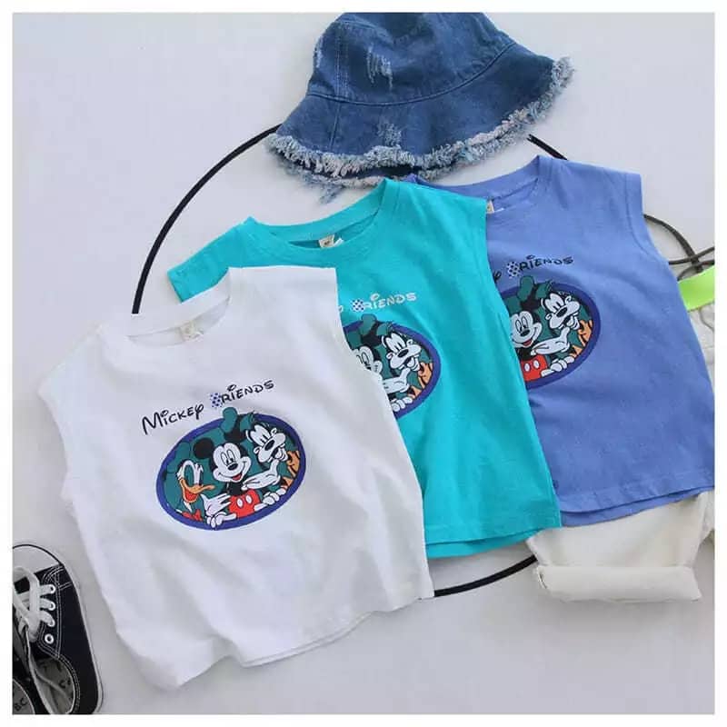 Pack of 3 Sando printed T Shirts for Kids (Disney Deal)
