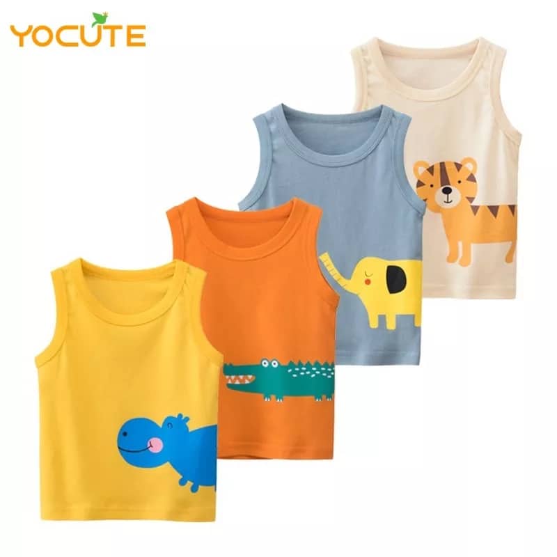 Pack of 4 Sando printed T Shirts for Kids