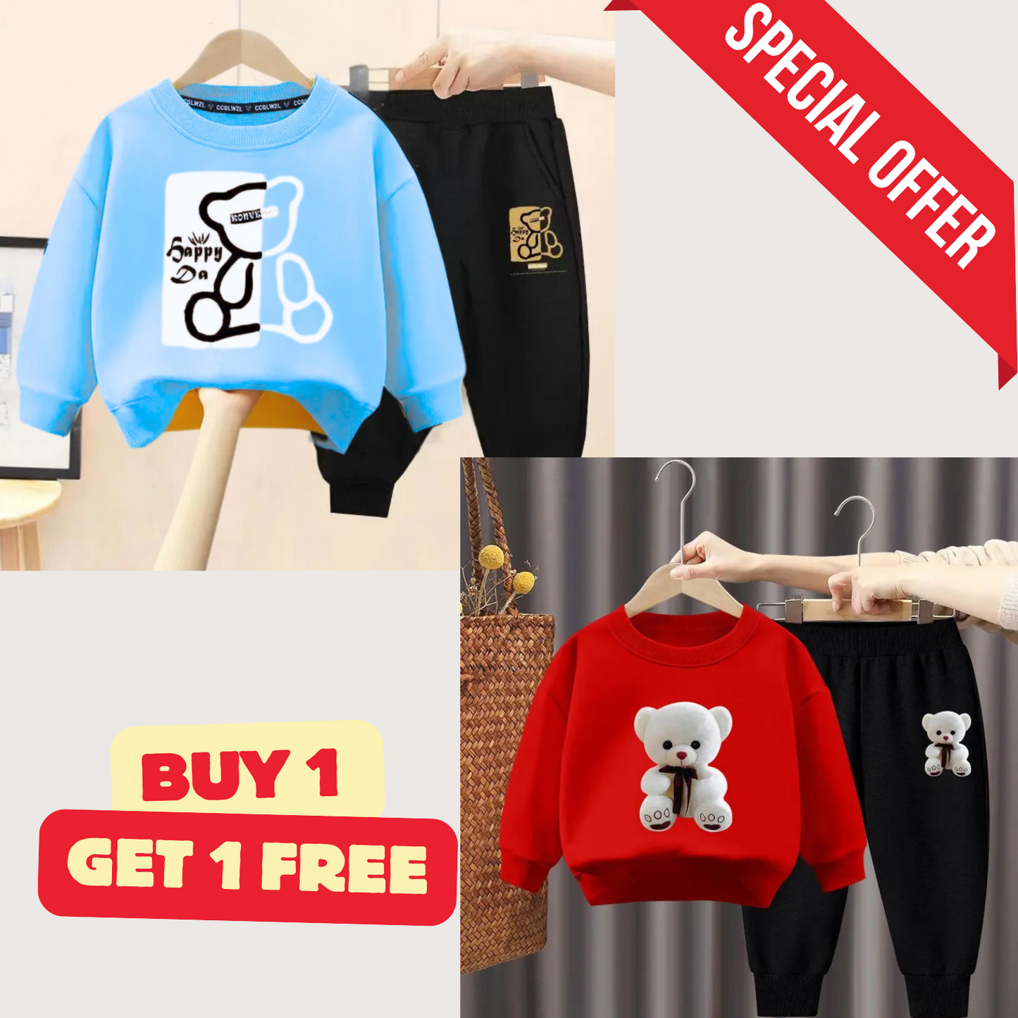 BUY 1 GET 1 FREE KIDS TRACKSUIT