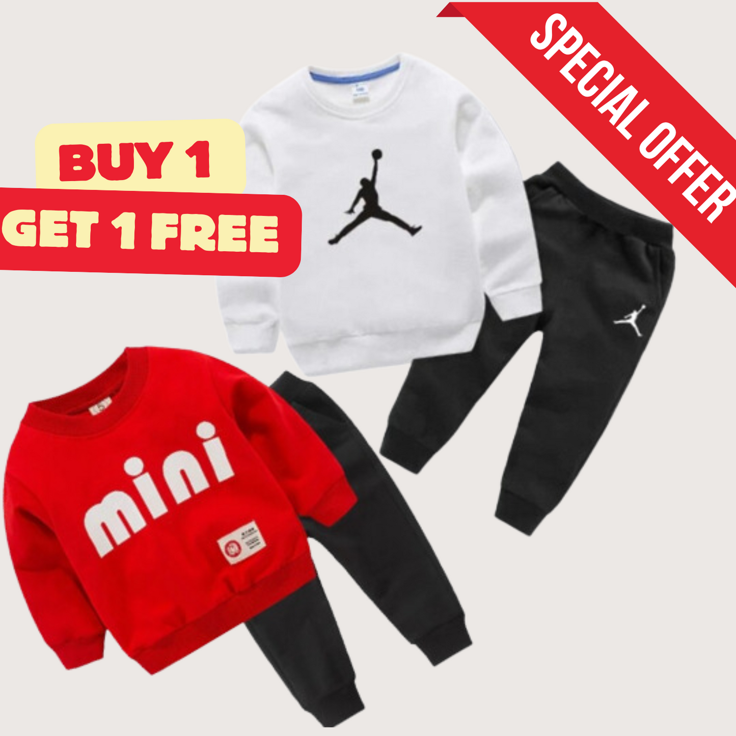 BUY 1 GET 1 FREE KIDS TRACKSUIT