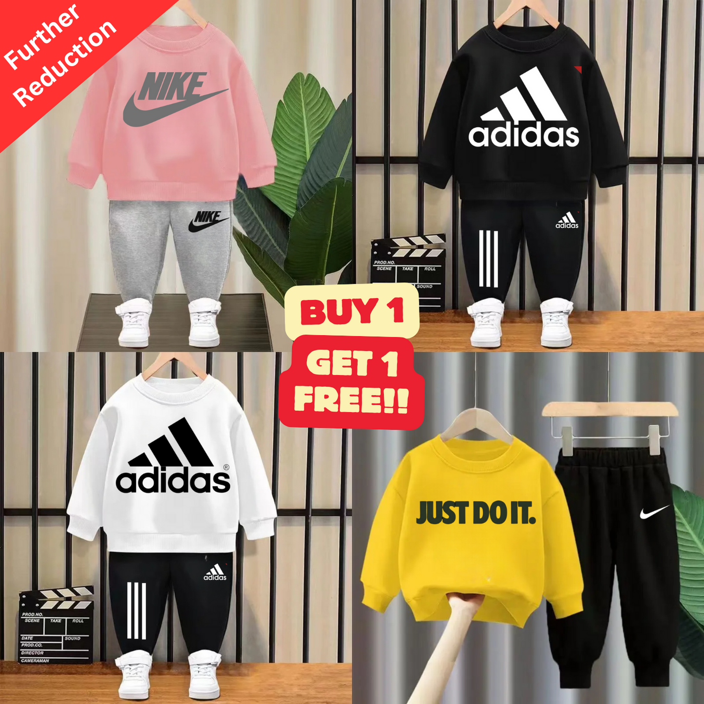 BUY 1 GET 1 FREE KIDS PREMIUM TRACKSUIT