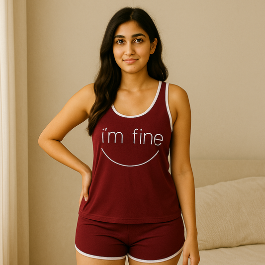 Comfy Short Suit with Tank Top for Women