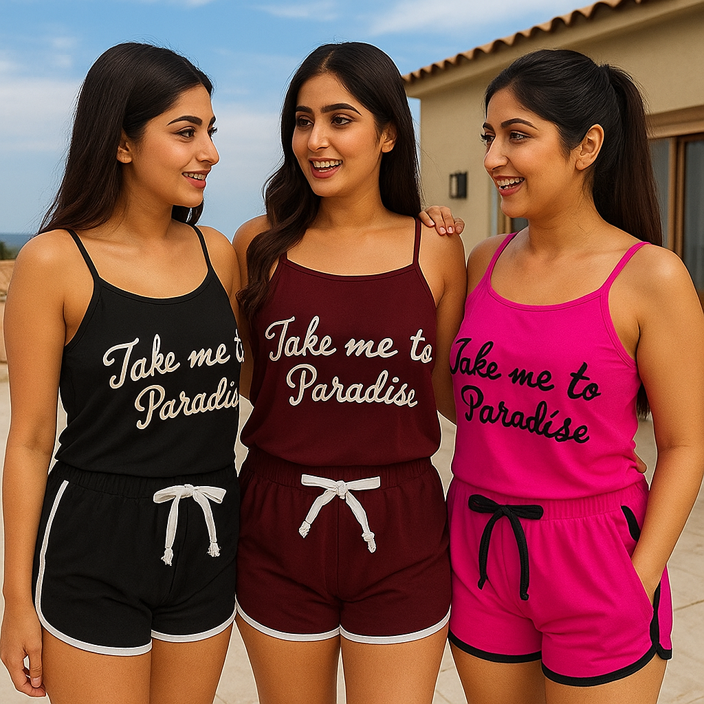 Pack of 2 Jersey Cami Set for Women