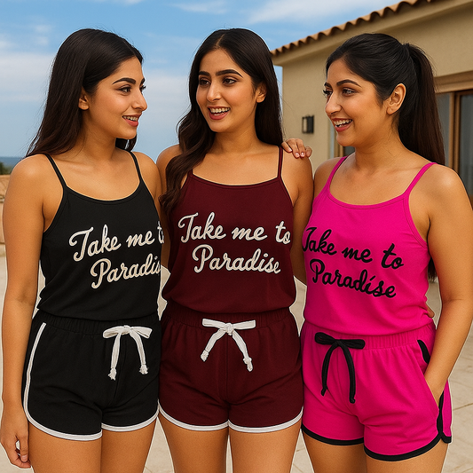Pack of 2 Jersey Cami Set for Women