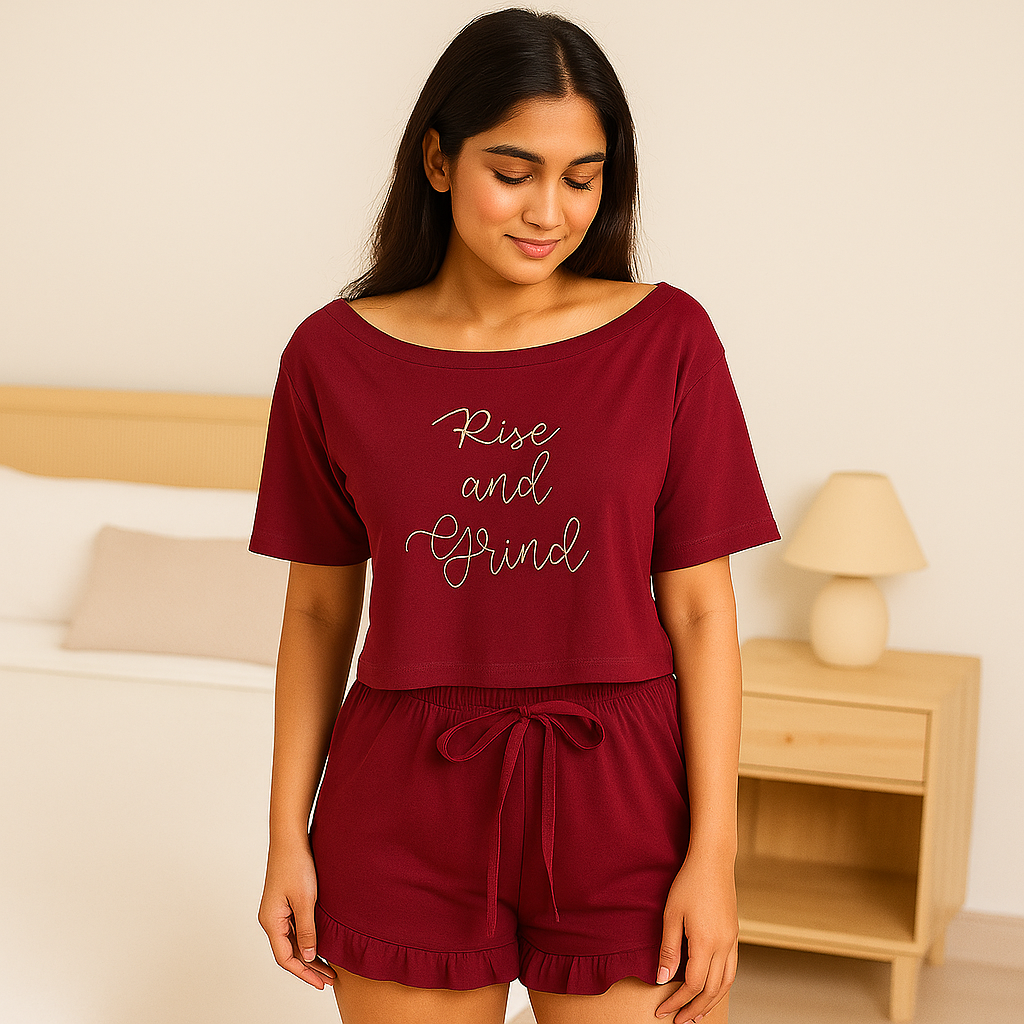 R&G Short Nightsuit for Women