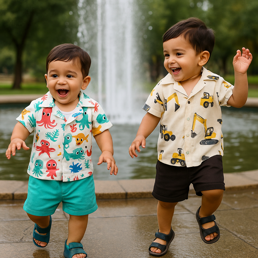 Pack of 2 Kids Casual Summer Suits