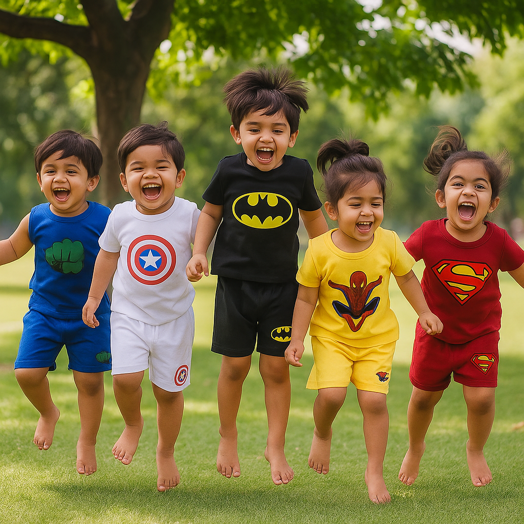 Pack of 5 Premium Summer Suits for Kids