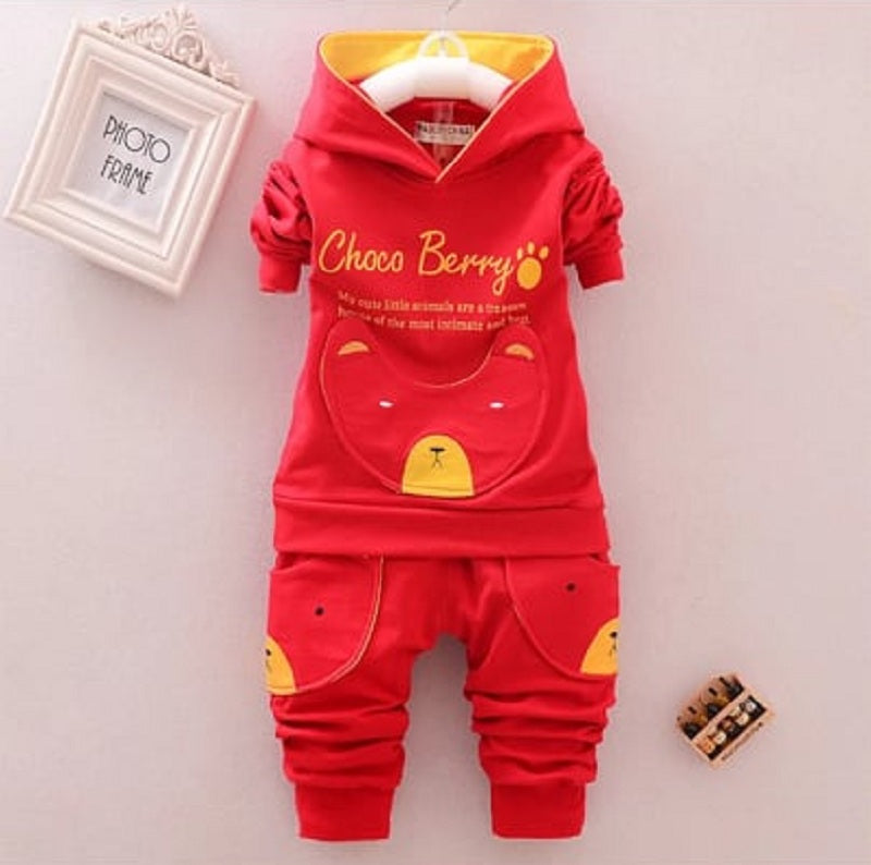 Choco Berry Hooded Track Suit for Kids