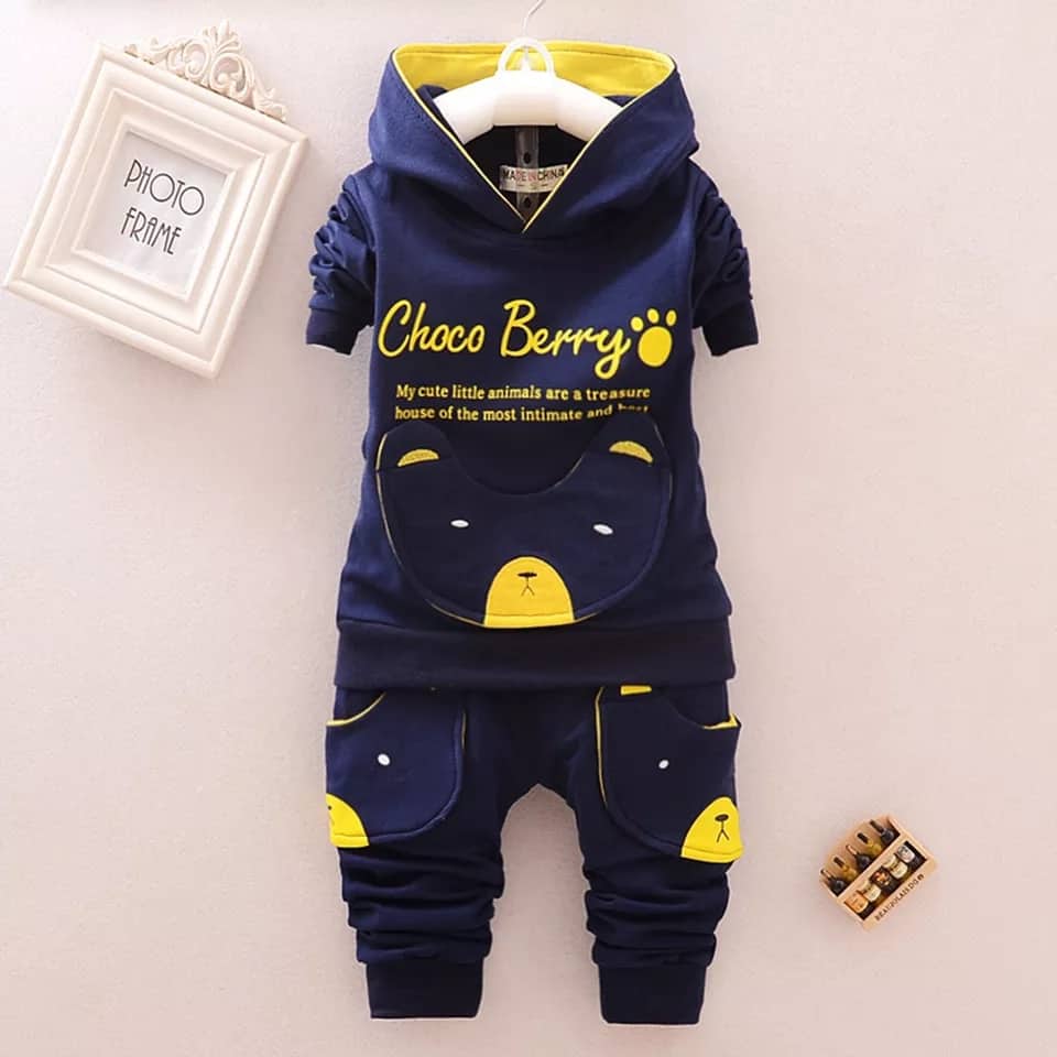Choco Berry Hooded Track Suit for Kids