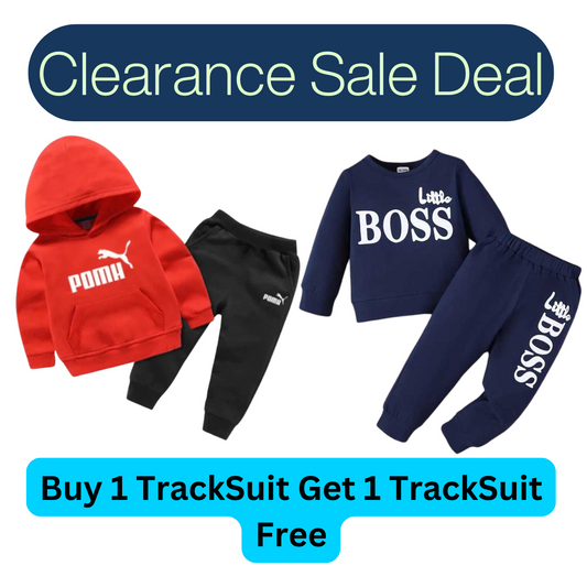 Buy 1 Get 1 Free TrackSuits for Kids (Stock Clearance Sale)