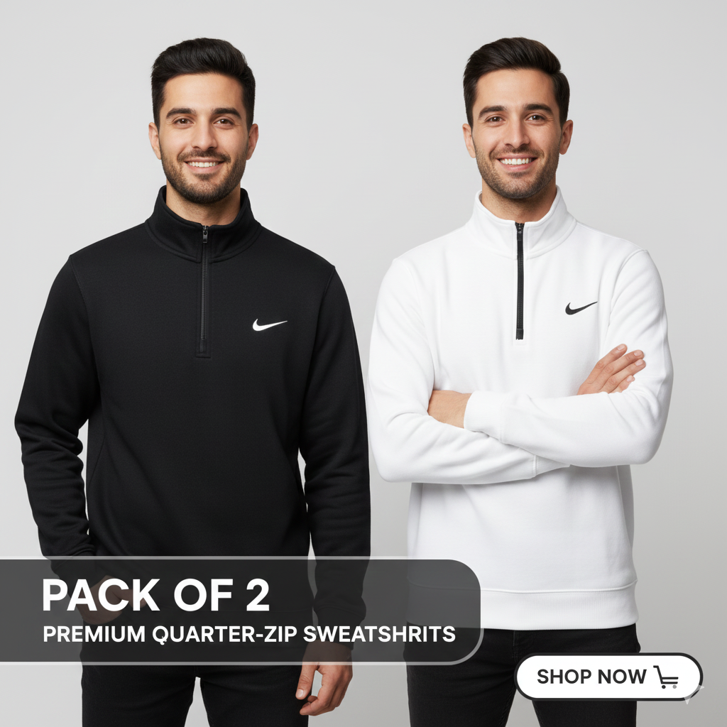 Pack of 2 Zipper Sweatshirt (NI-KE)