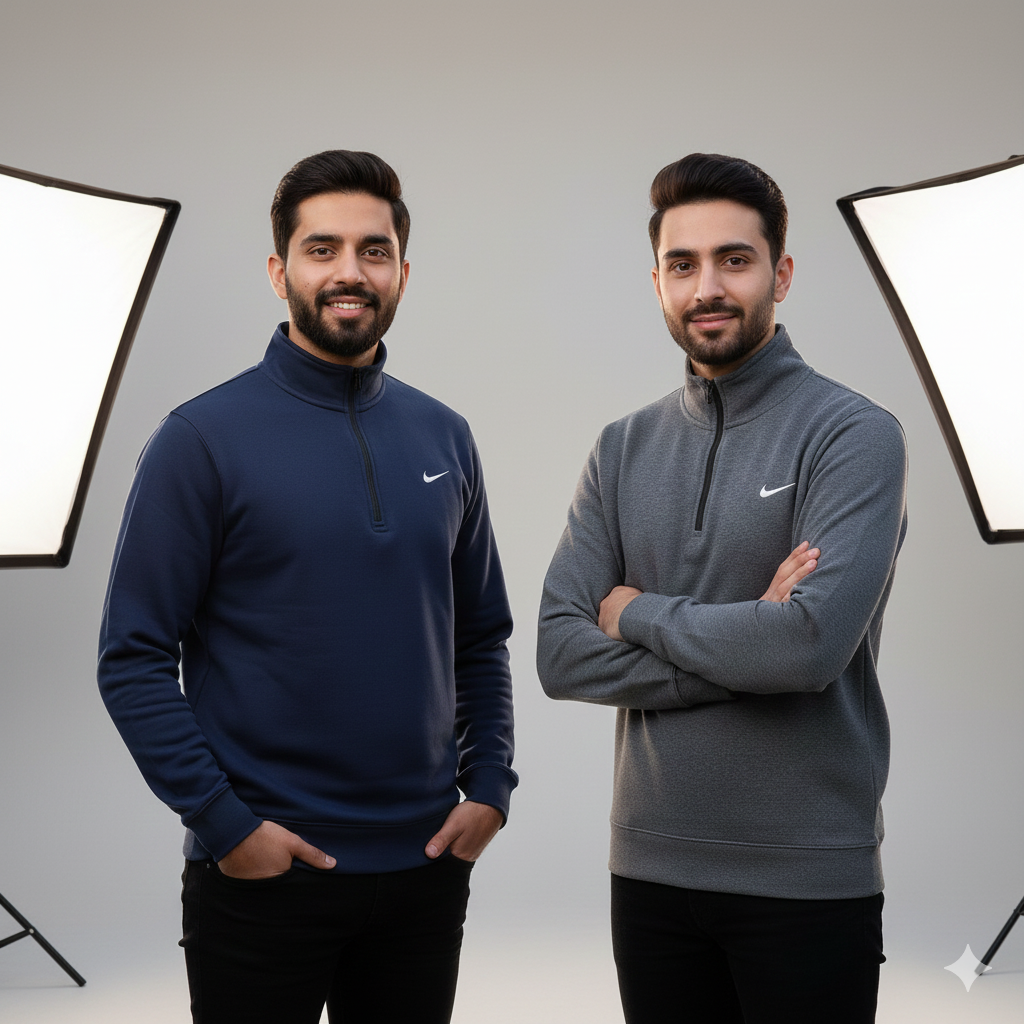 Pack of 2 Zipper Sweatshirt (NI-KE)