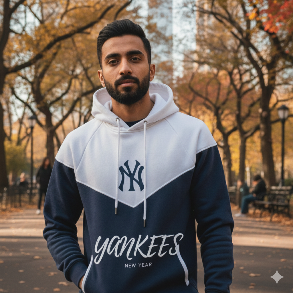 Dual Panel Hoodie (NY-Yan-Kees)