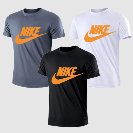 Pack of 3 Dri-Fit Printed Tshirts for Men