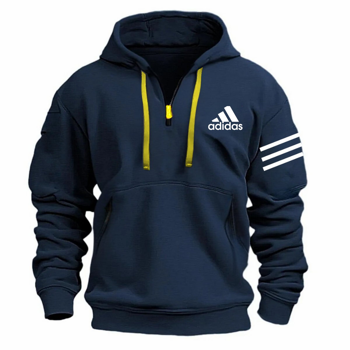 Half Zip Fleece Hoodie for Men