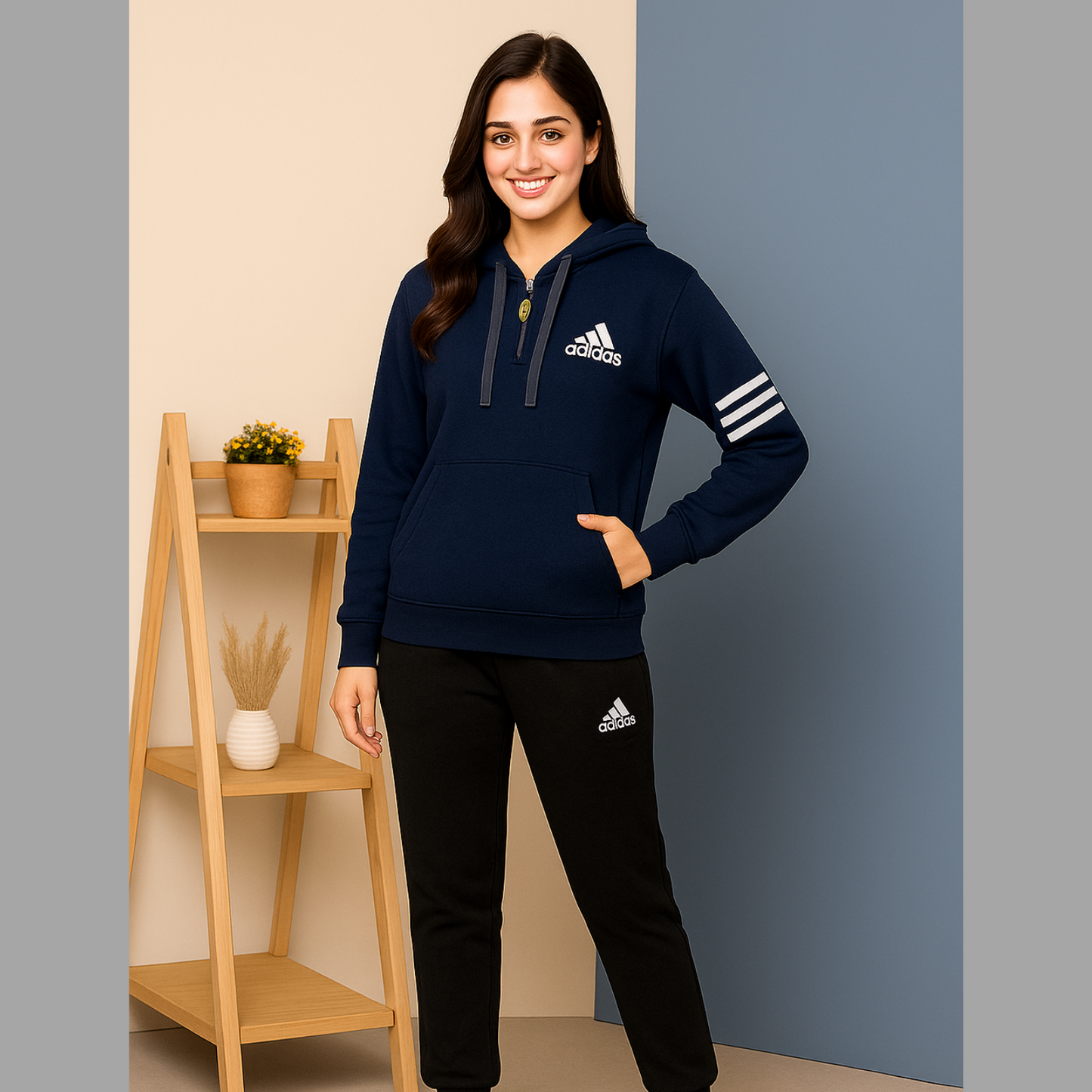 Ladies Premium Fleece Tracksuit