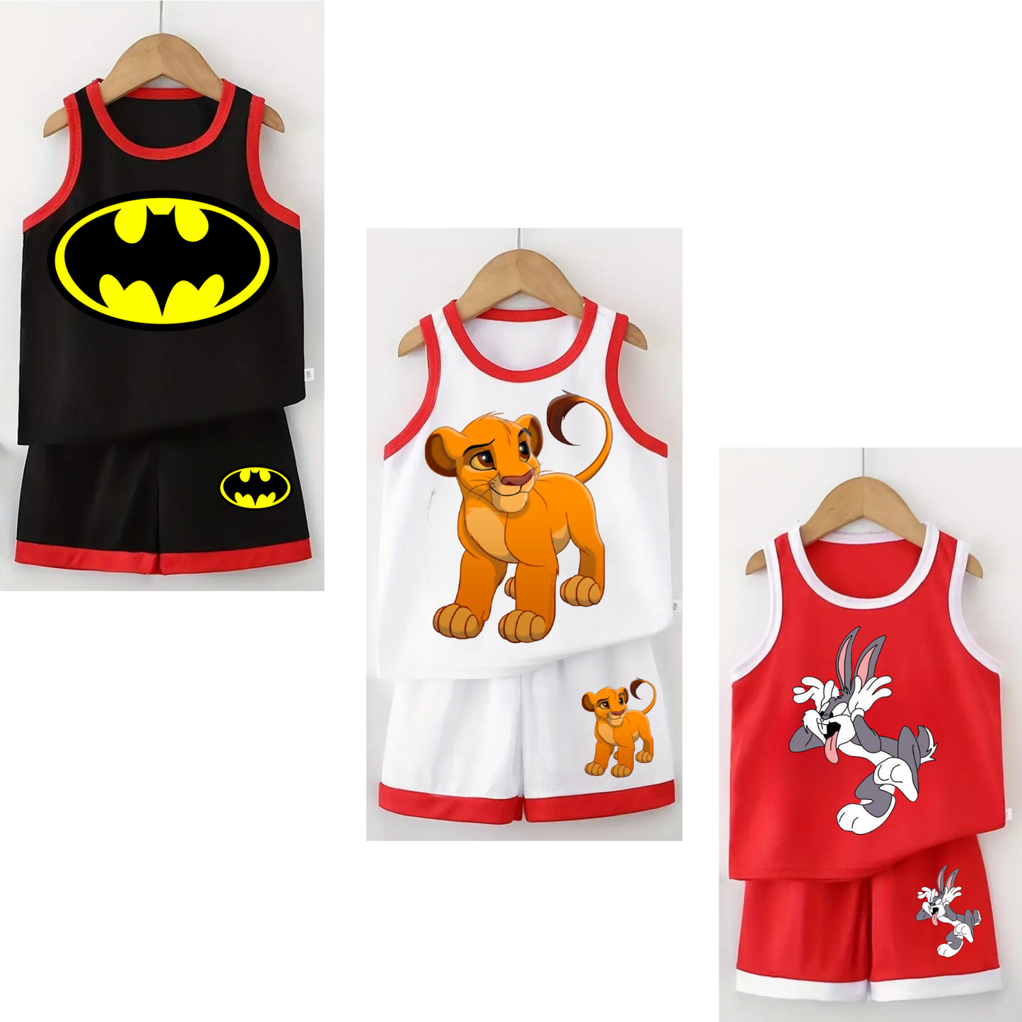 Pack of 3 Premium Sando Suits for Kids