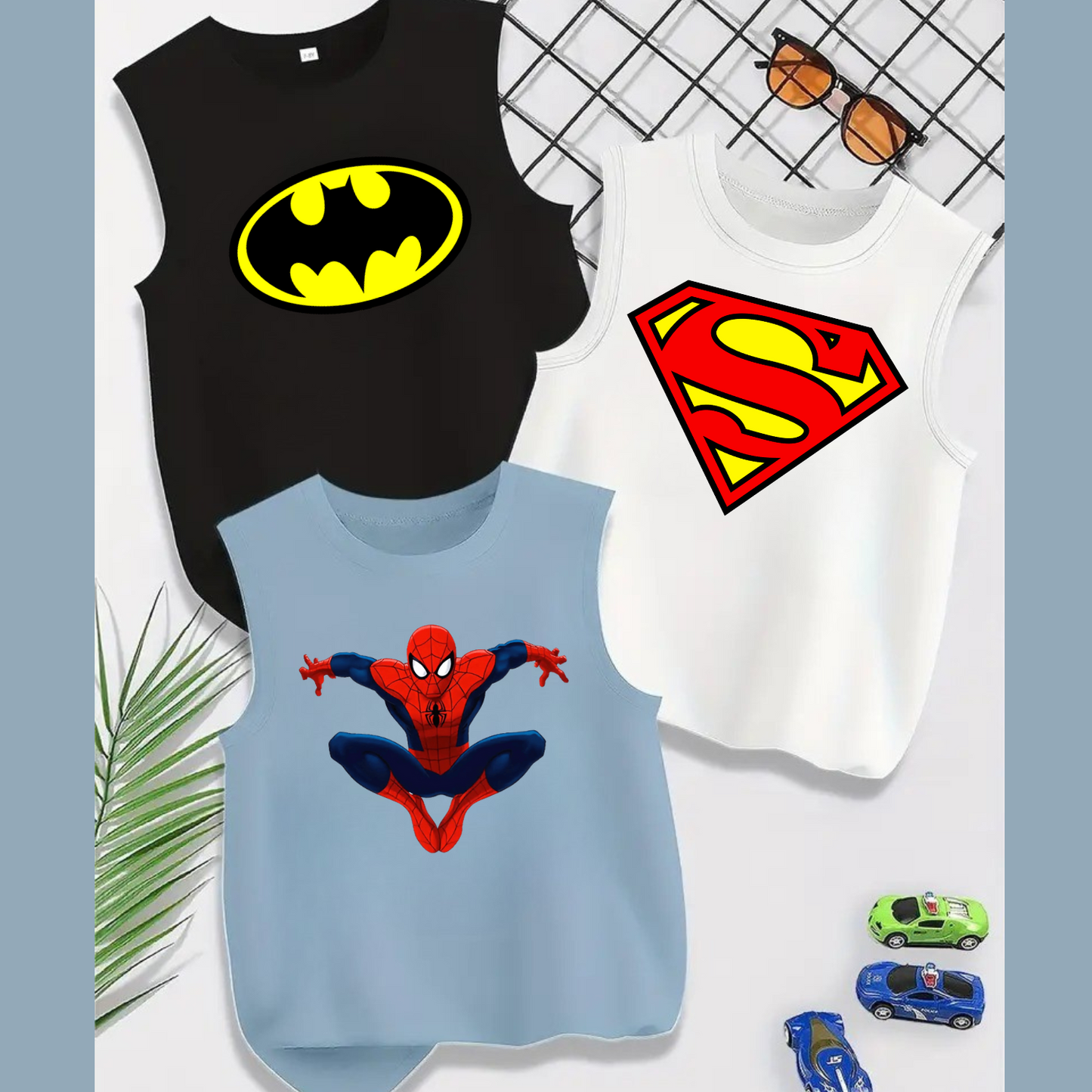 Pack of 3 Sando printed T Shirts for Kids