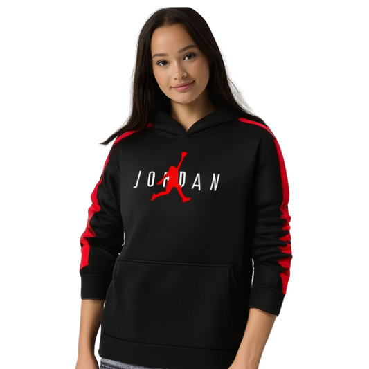 Contrast Panel Hoodie for Females