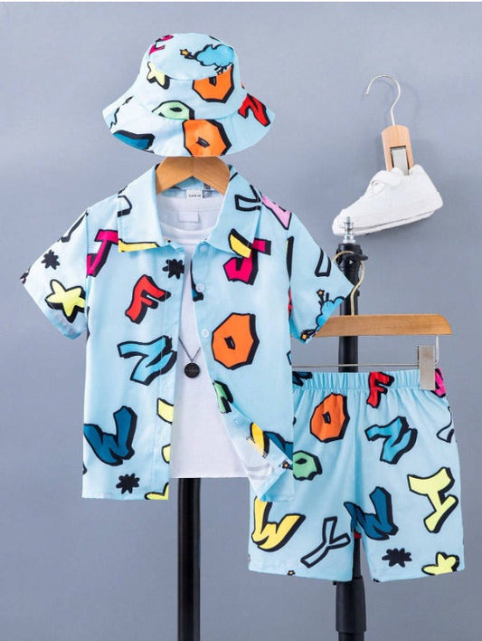 Kids Funky Alphabet Summer Suit
