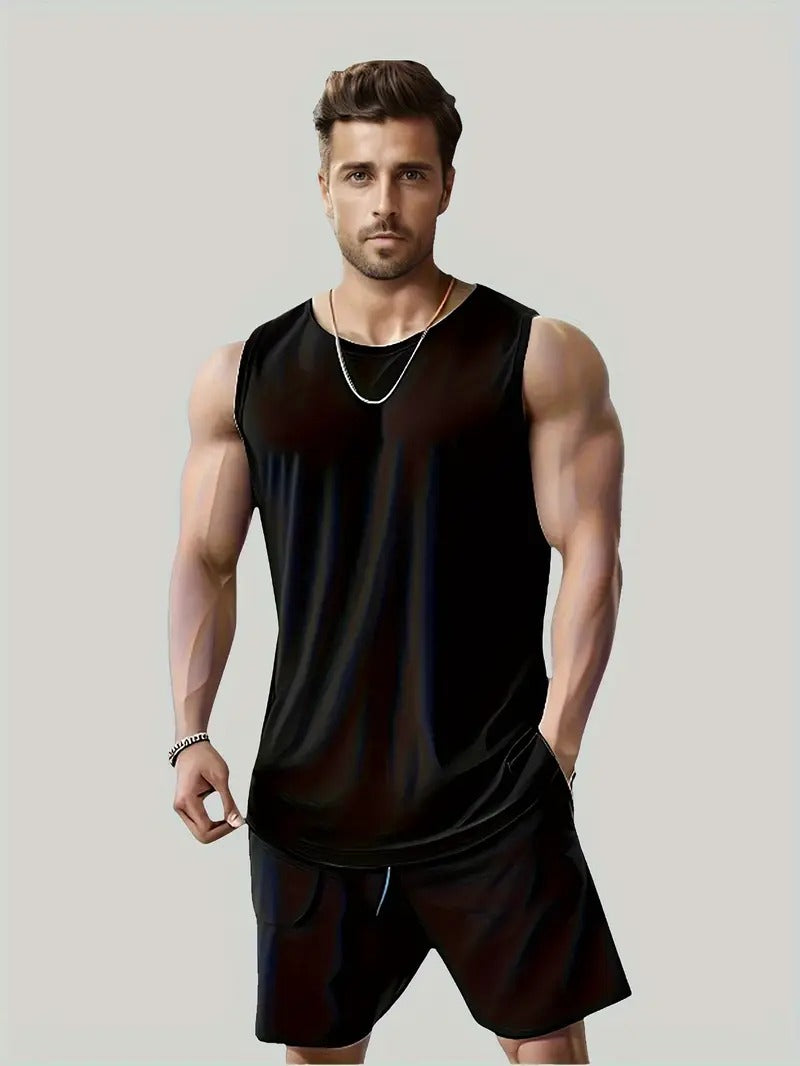 Pack of 3 Dri-Fit Plain Sando Tshirts for Men