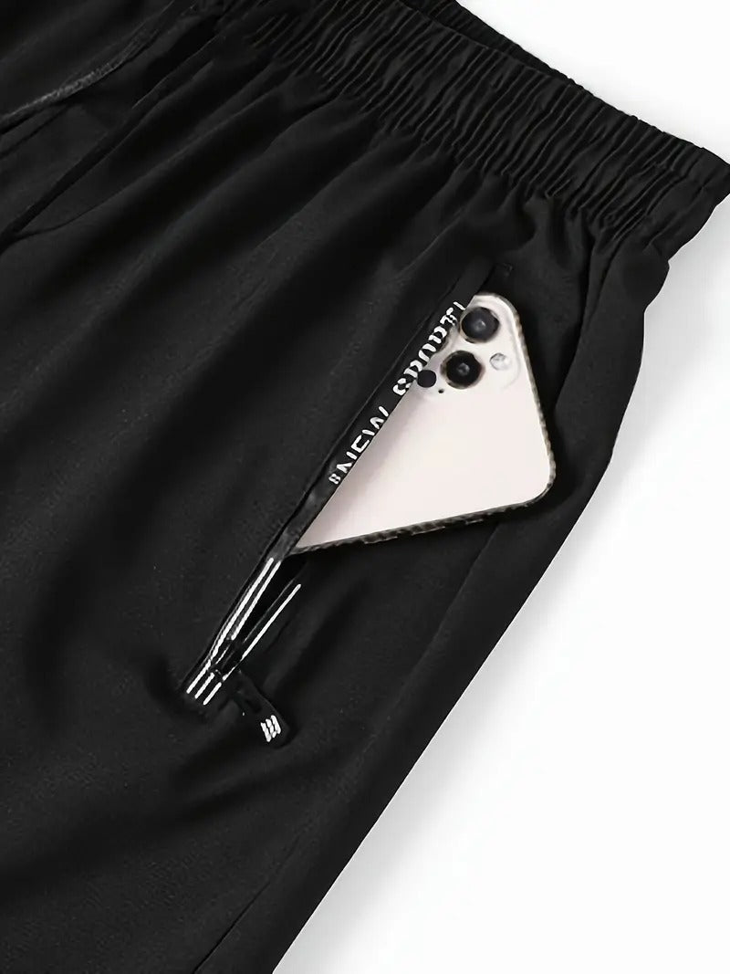 Pack of 3 Dri-Fit Shorts for Men with Zip Pockets