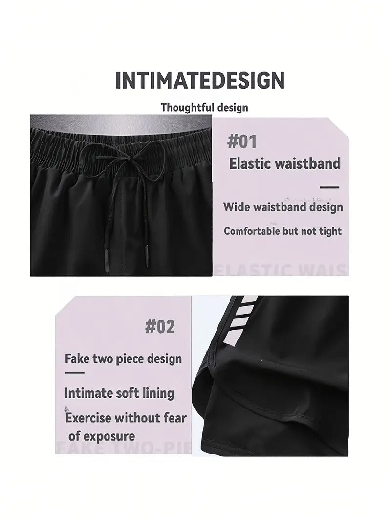 Pack of 2 Dir-fit Double Layer Shorts for Men