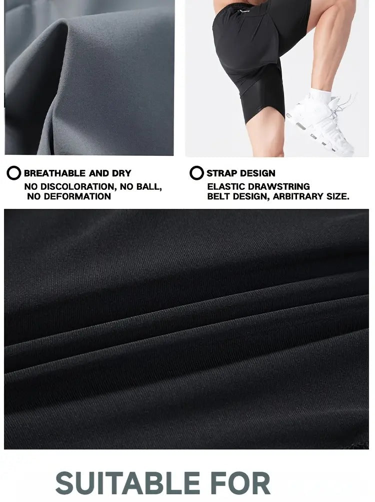 Pack of 2 Dir-fit Double Layer Shorts for Men