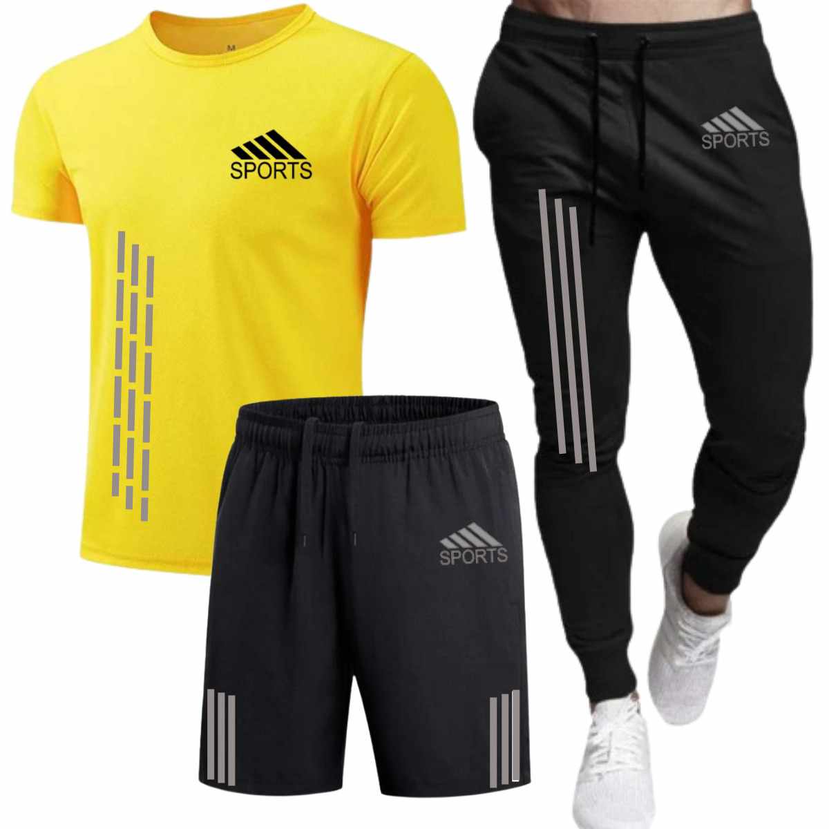 Pack of 3 Sports Combo Deal for Men