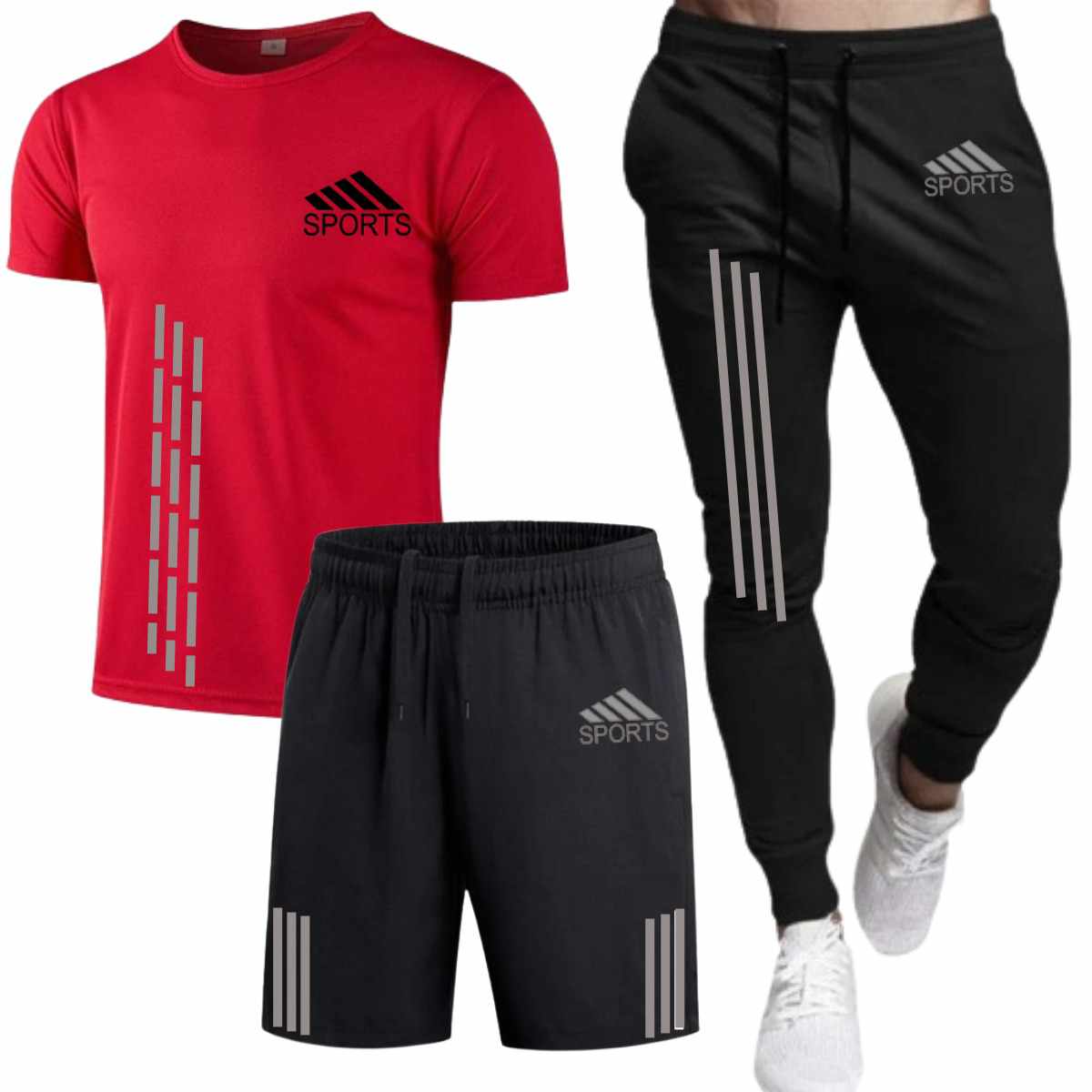 Pack of 3 Sports Combo Deal for Men